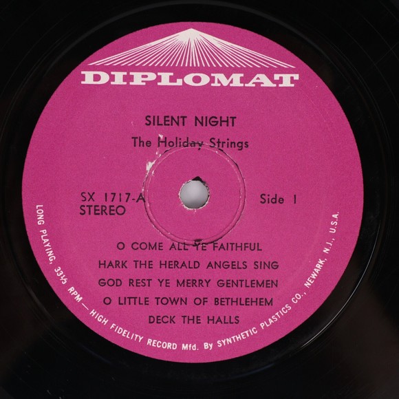 Holiday Strings, Silent Night Christmas Carols Stereo 12" Vinyl Record LPSX 1717 - Picture 3 of 8